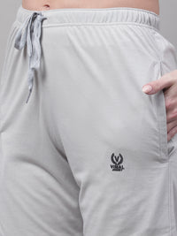 Vimal Jonney Light Grey Regular fit Cotton Shorts for Women