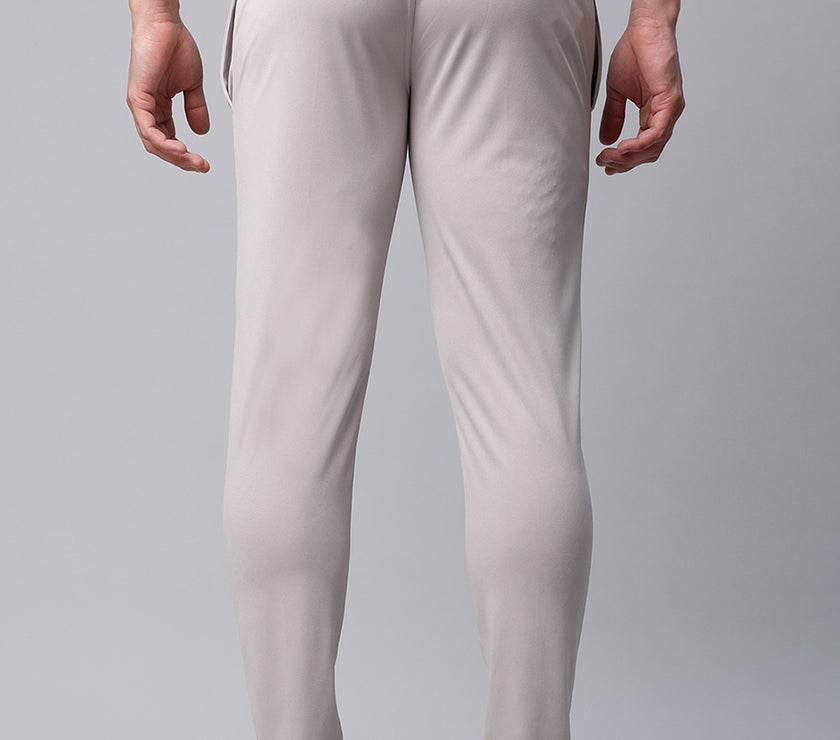 Vimal Jonney Dryfit Polyster Lycra Solid Light Grey Trackpant for Men