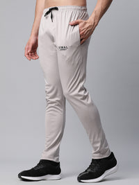Vimal Jonney Dryfit Polyster Lycra Solid Light Grey Trackpant for Men