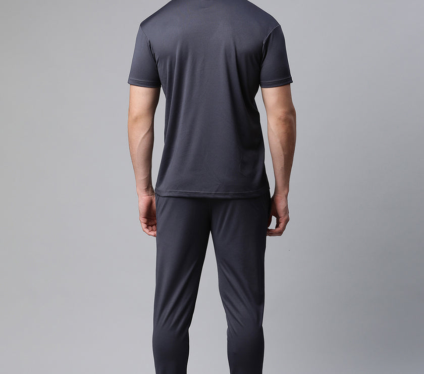 Vimal Jonney Dryfit Solid Grey Tracksuit for Men
