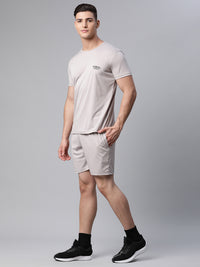 Vimal Jonney Dryfit Solid Light Grey Tracksuit for Men