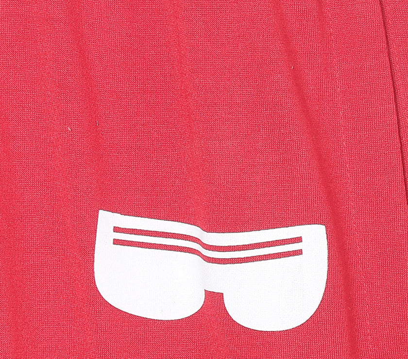 Vimal Jonney Printed  Red Regular Fit Cotton blended Trackpant For Boys