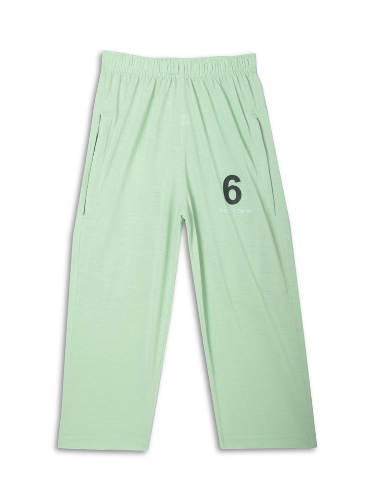 Vimal Jonney Printed  Green Regular Fit Cotton blended Trackpant For Boys
