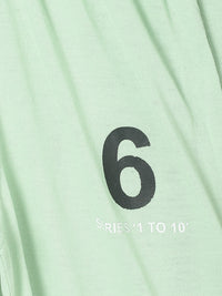 Vimal Jonney Printed  Green Regular Fit Cotton blended Trackpant For Boys