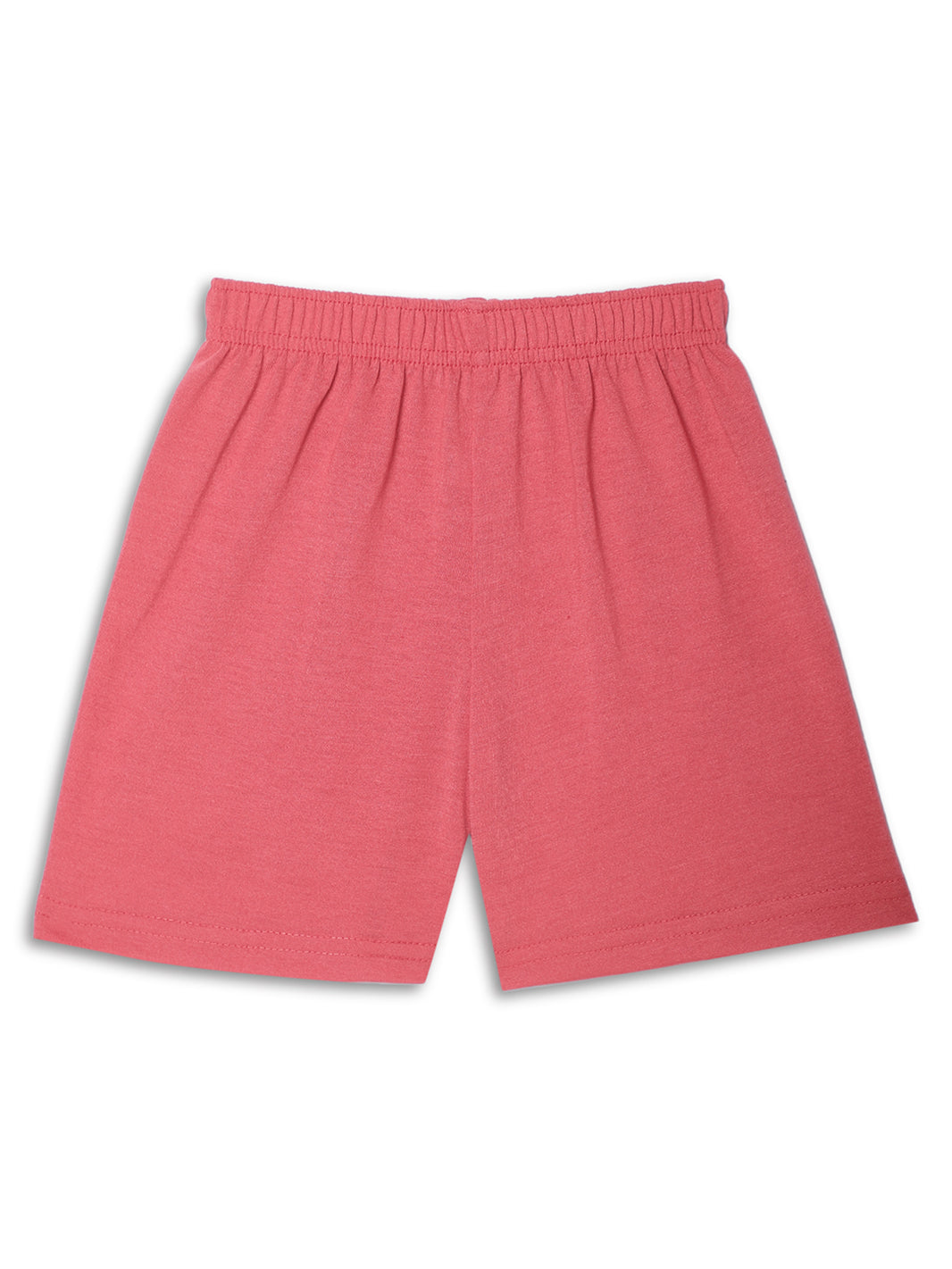 Vimal Jonney Printed  Pink Regular Fit Cotton blended Shorts For Kids