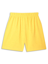 Vimal Jonney Printed  Yellow Regular Fit Cotton blended Shorts For Kids