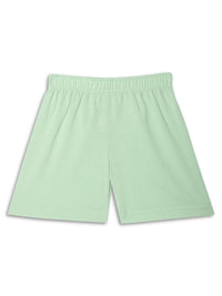 Vimal Jonney Printed  Green Regular Fit Cotton blended Shorts For Kids