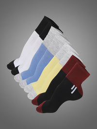 Vimal Jonney Mens Ankle Length Cotton Socks (Pack of 4)