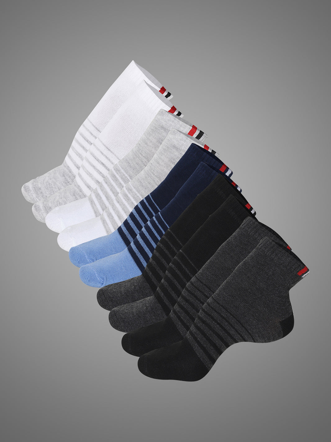 Vimal Jonney Mens Ankle Length Cotton Socks (Pack of 5)