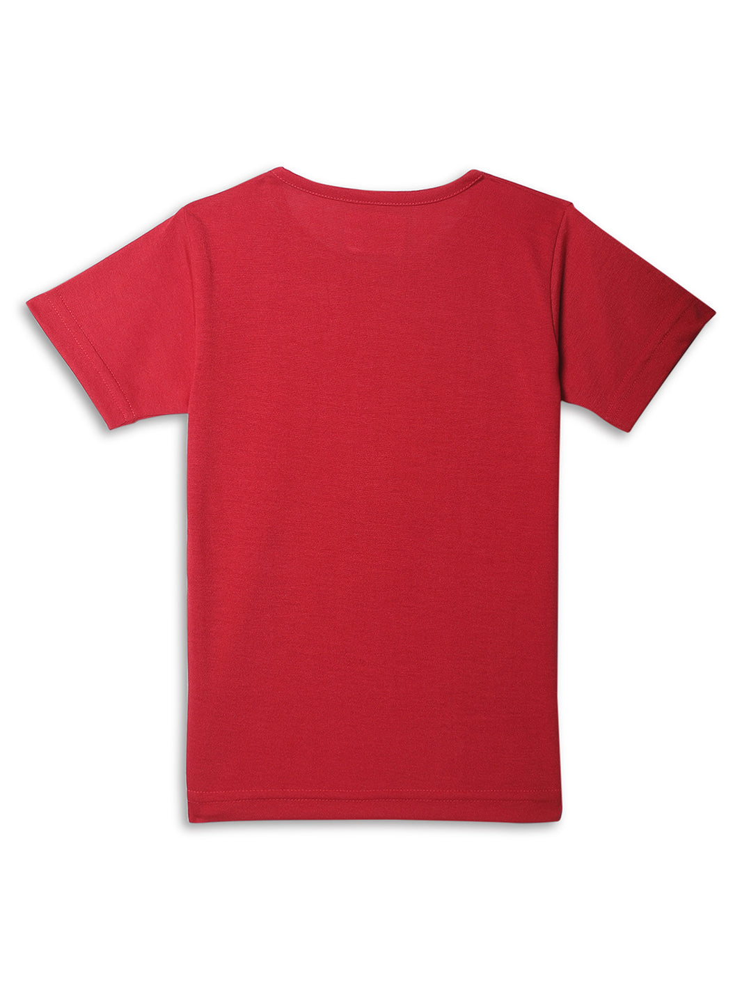 Vimal Jonney Printed  Red  Regular Fit Cotton blended T-shirts For Kids