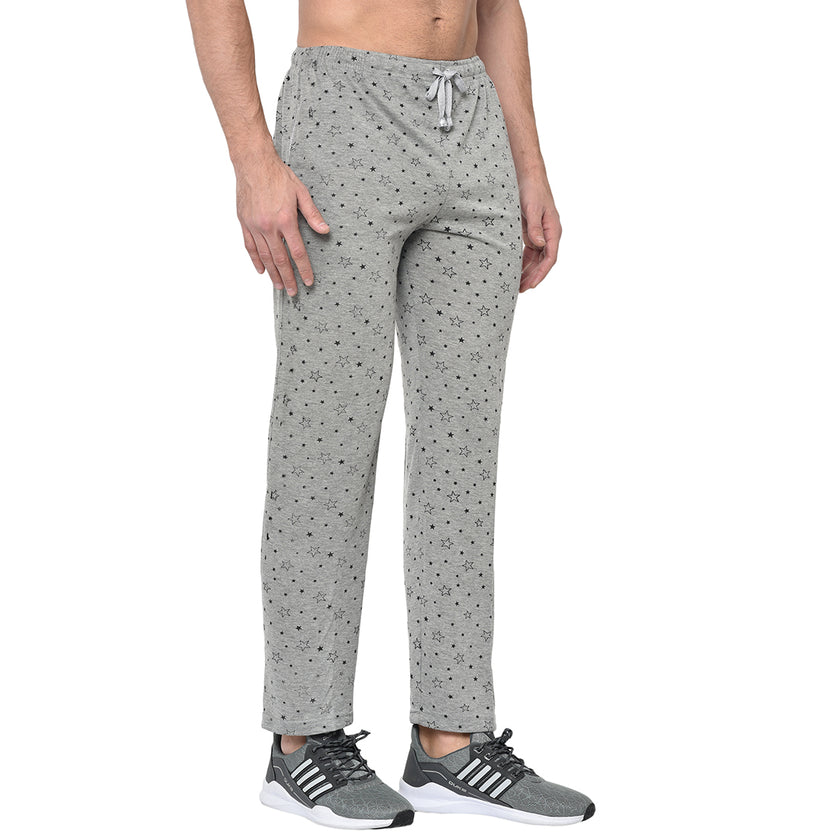 Vimal Jonney Grey Cotton Trackpant For Men's