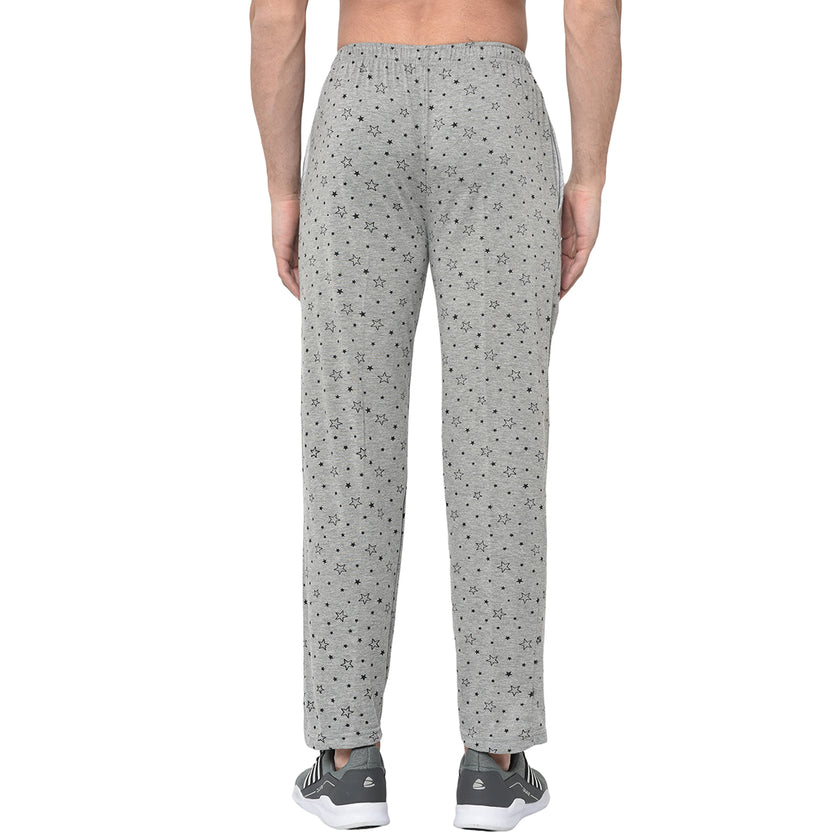 Vimal Jonney Grey Cotton Trackpant For Men's