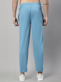 Vimal Jonney Blue Regular fit Cotton Trackpant for Men