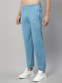 Vimal Jonney Blue Regular fit Cotton Trackpant for Men