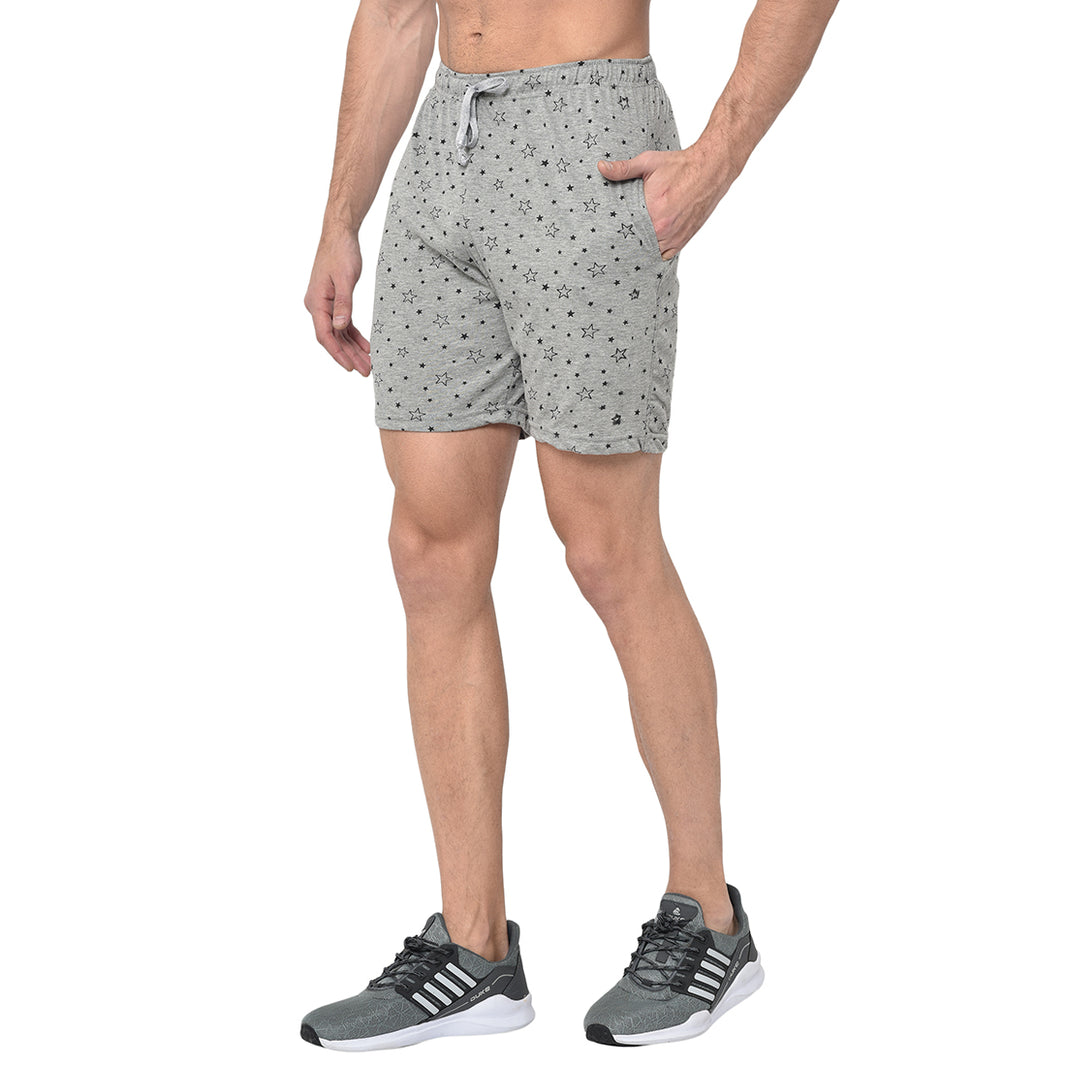 Vimal Jonney Silver Shorts For Men's