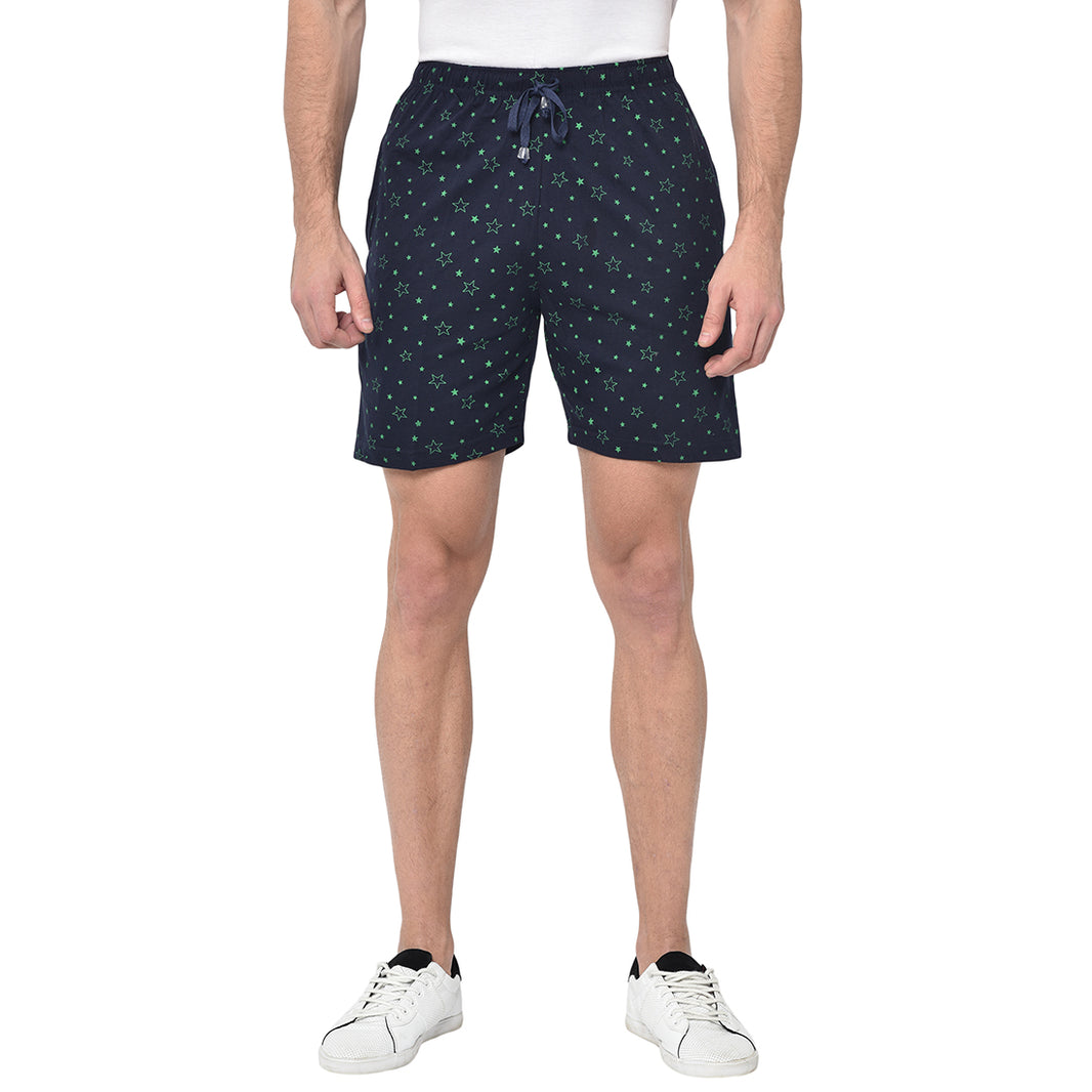 Vimal Jonney Dark Blue Shorts For Men's