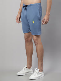 Vimal Jonney Dark Grey Regular fit Cotton Shorts for Men