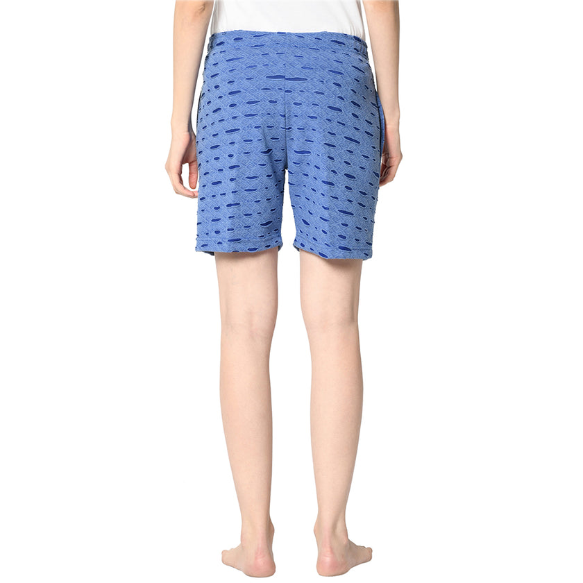 Vimal Jonney Light Blue Shorts For Women's