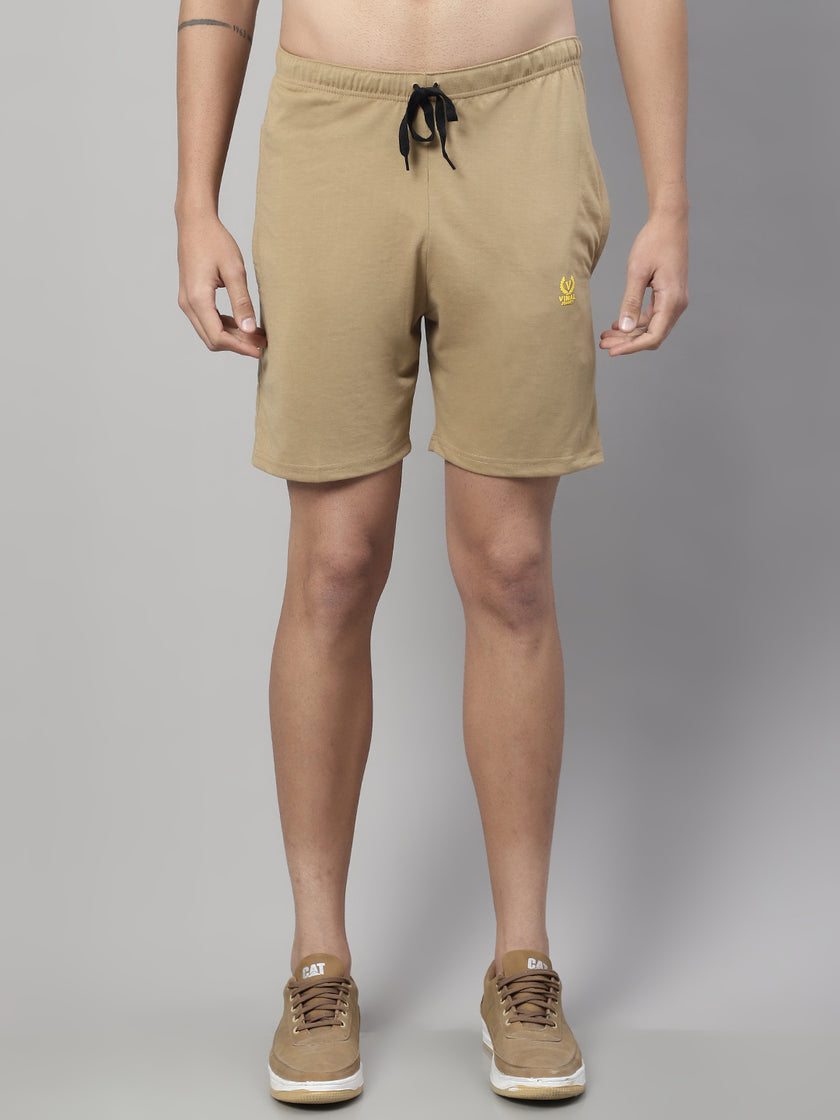 Vimal Jonney Mud Regular fit Cotton Shorts for Men