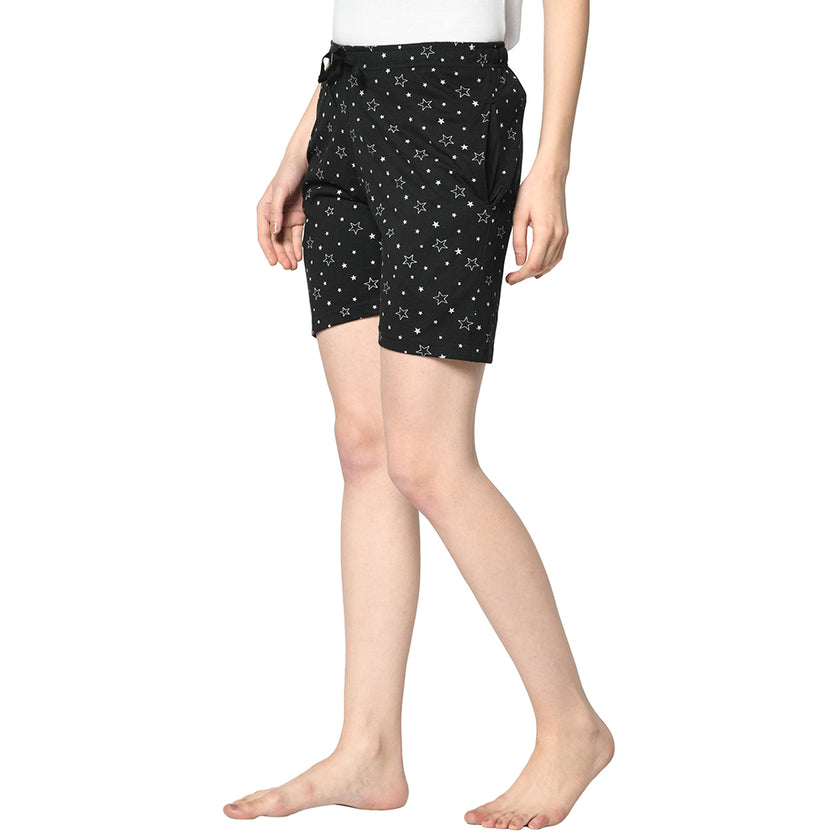 Vimal Jonney Black Shorts For Women's
