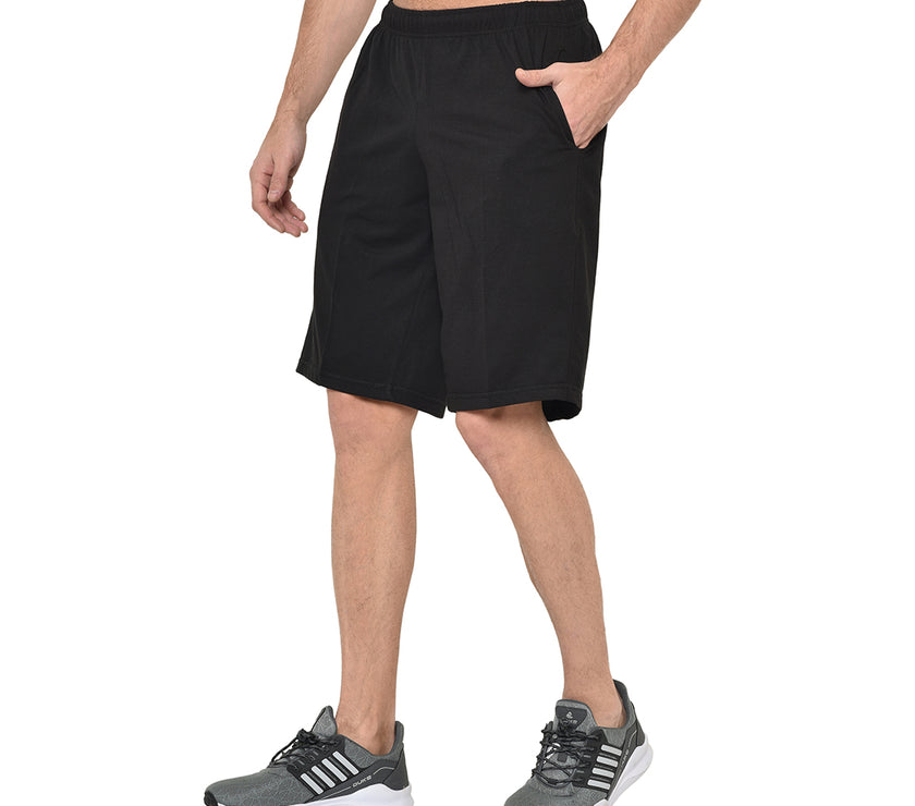 Vimal Jonney Black Shorts For Men's
