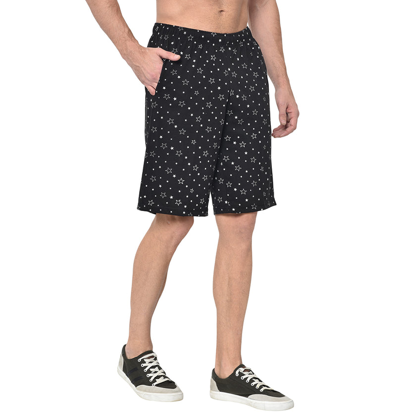 Vimal Jonney Black Shorts For Men's