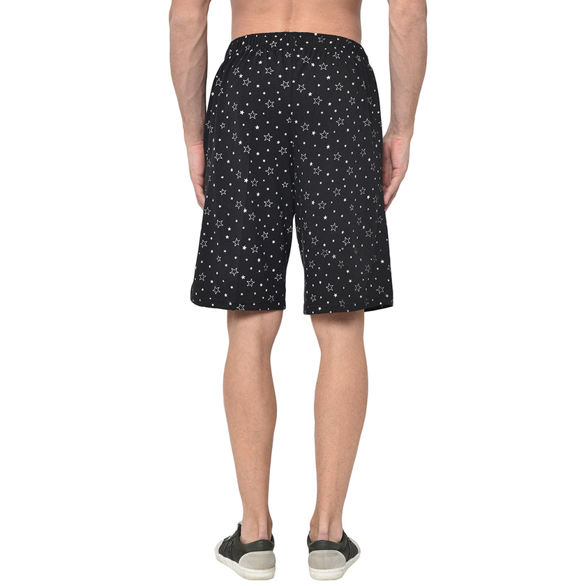 Vimal Jonney Black Shorts For Men's