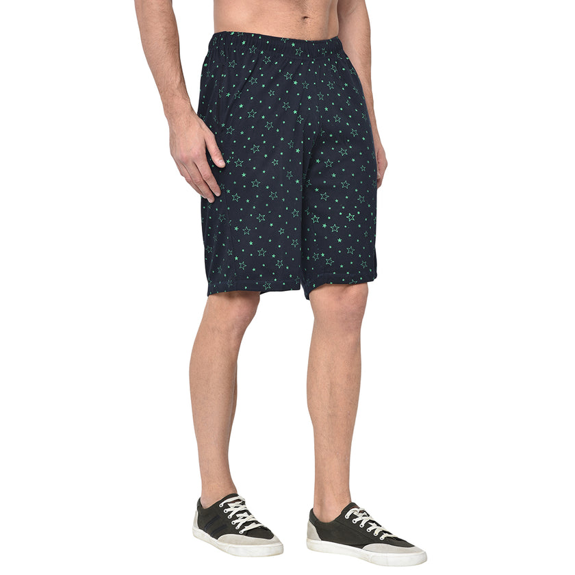 Vimal Jonney Dark Blue Shorts For Men's