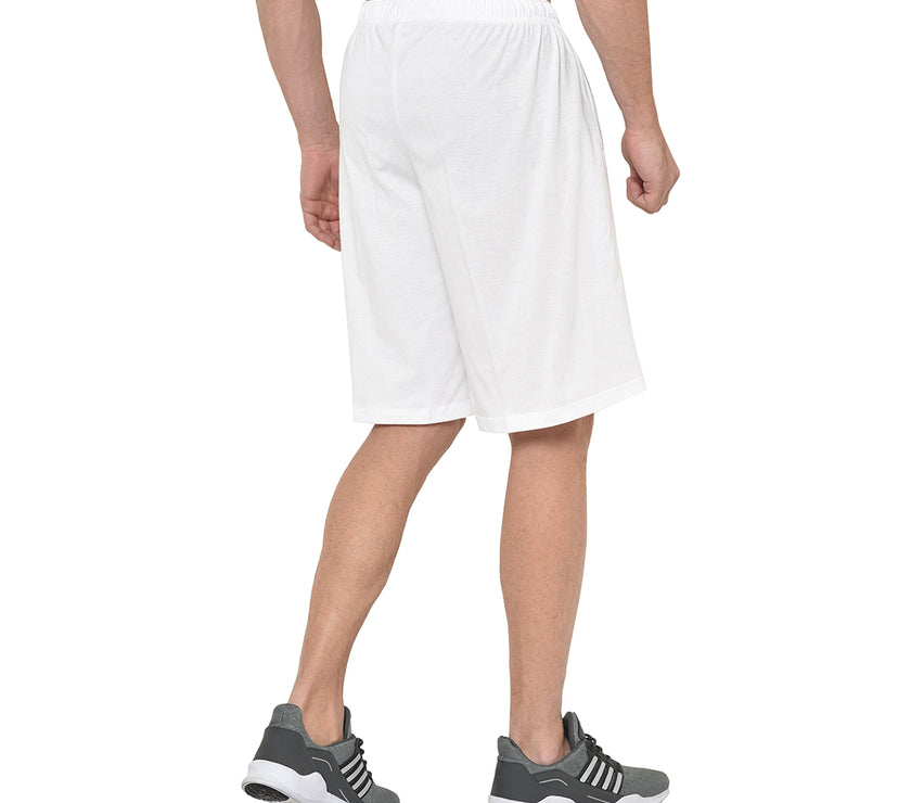Vimal Jonney White Shorts For Men's