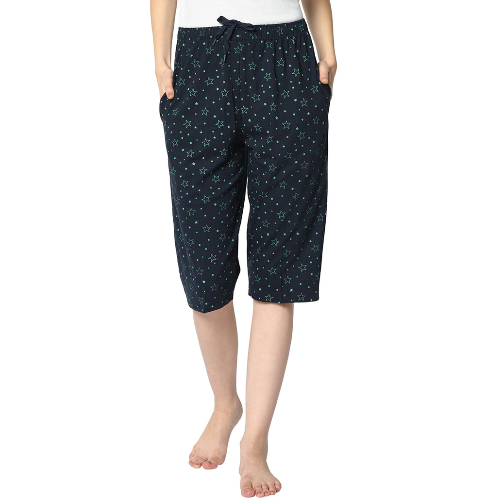 Buy Plus Size Cotton Capri Pants for Women - VimalClothing