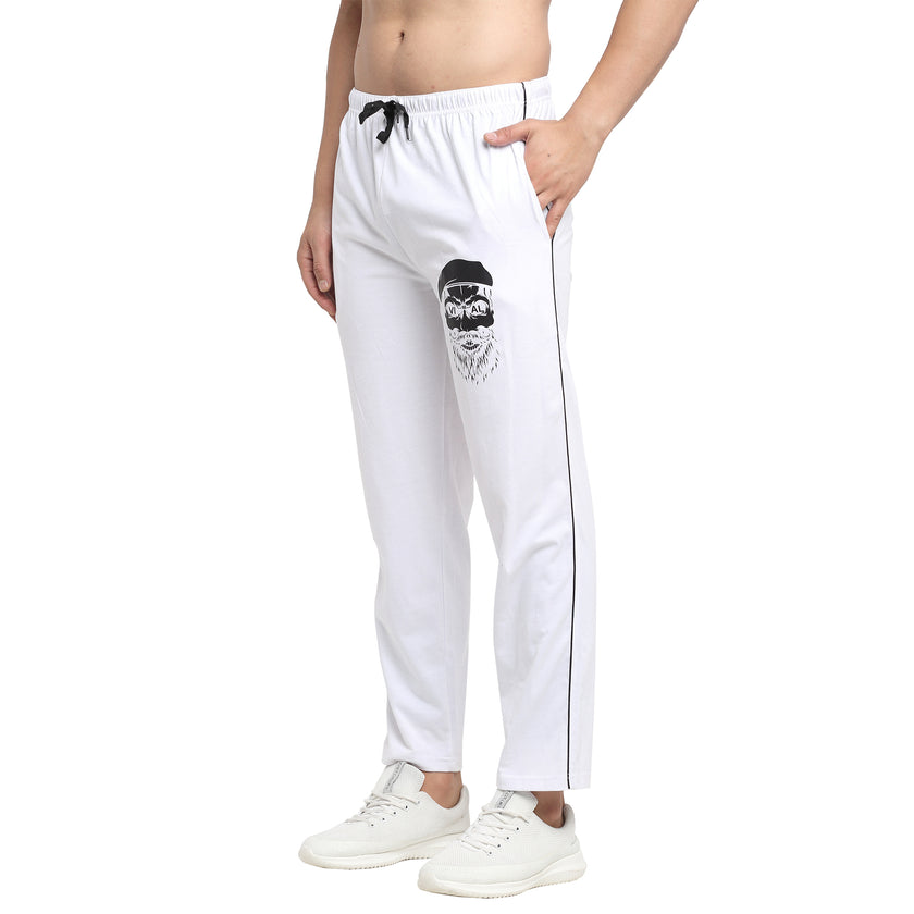 Vimal Jonney White Trackpant For Men's - Vimal Clothing store