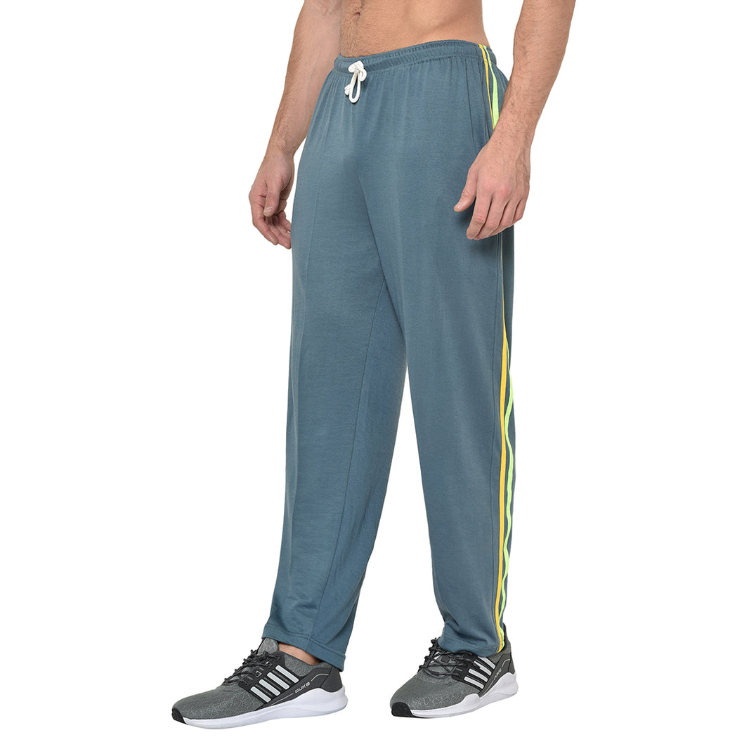 Vimal Jonney Grey Cotton Trackpant For Men's