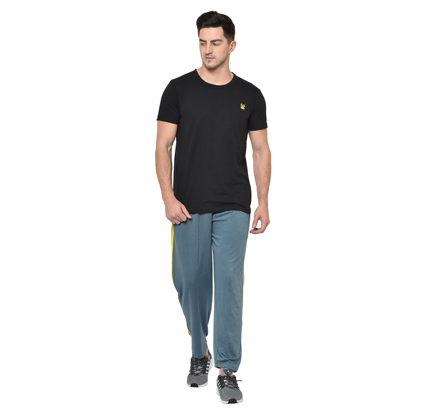 Vimal Jonney Grey Cotton Trackpant For Men's