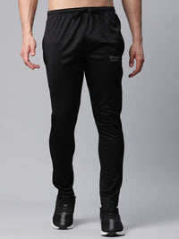 Vimal Jonney Dryfit Solid Black Trackpant for Men