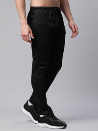 Vimal Jonney Dryfit Solid Black Trackpant for Men