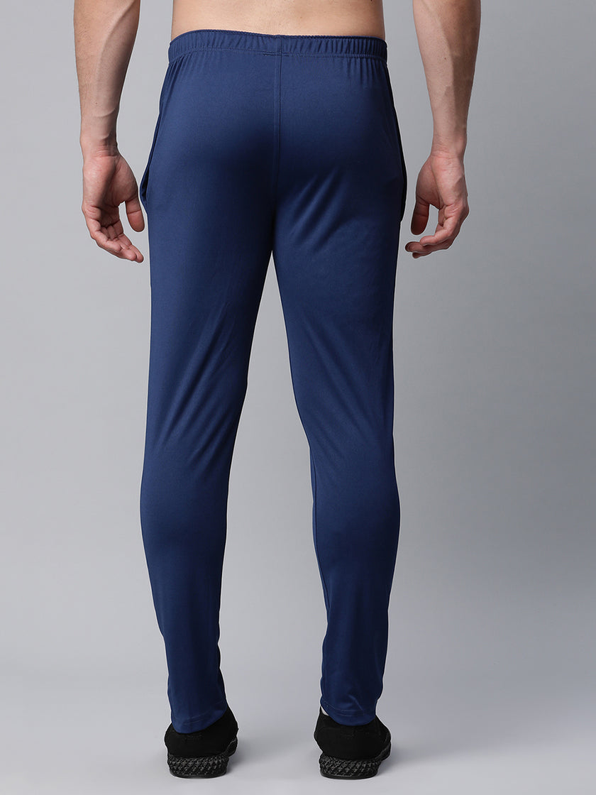 Vimal Jonney Dryfit Solid Blue Trackpant for Men