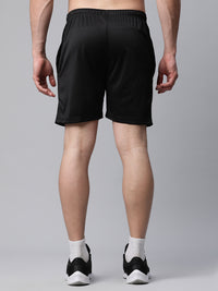 Vimal Jonney Dryfit Solid Black Shorts for Men