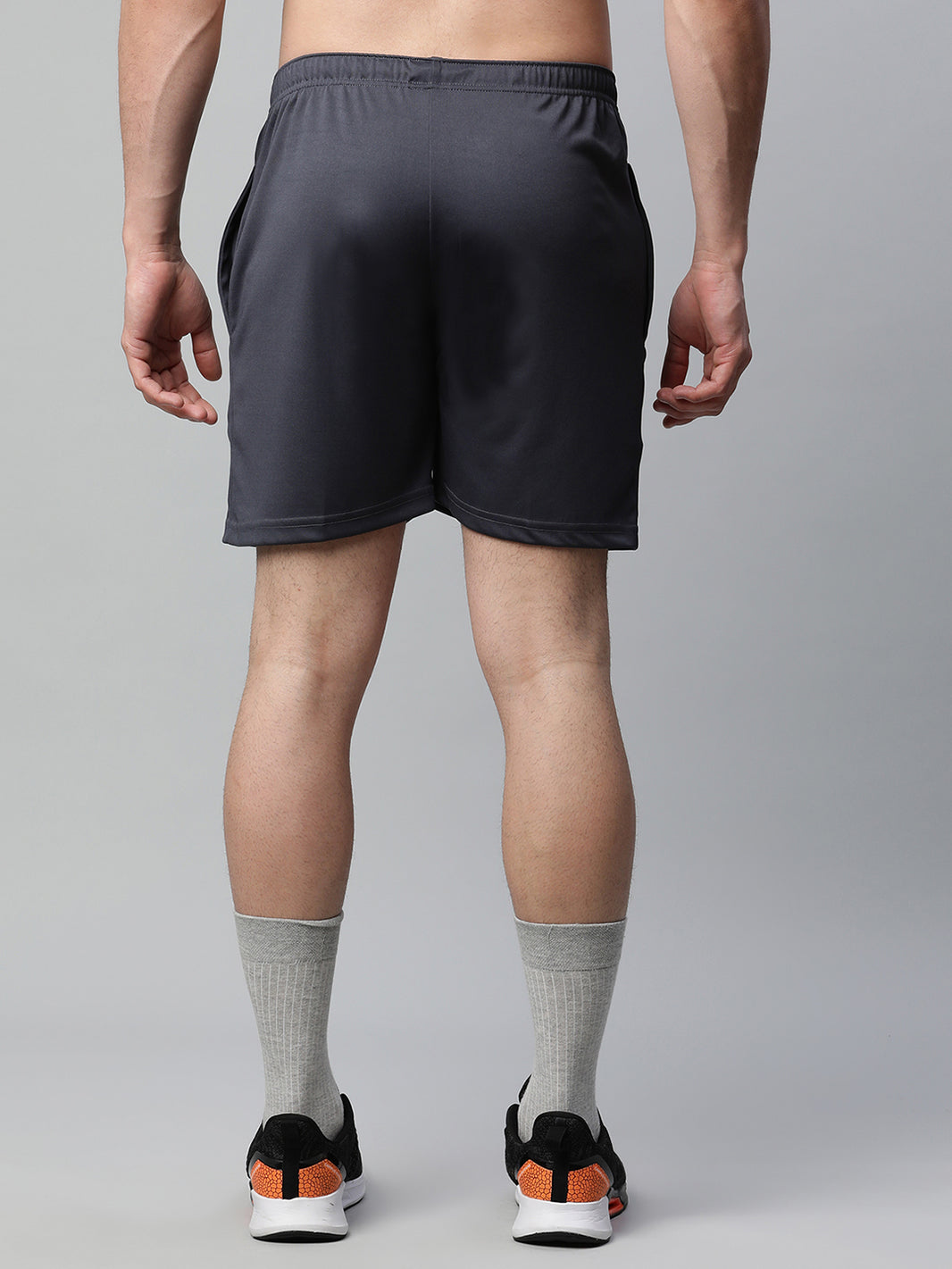 Vimal Jonney Dryfit Solid Grey Shorts for Men