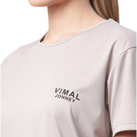 Vimal Jonnney Dryfit Solid Light Grey Tracksuit for Women