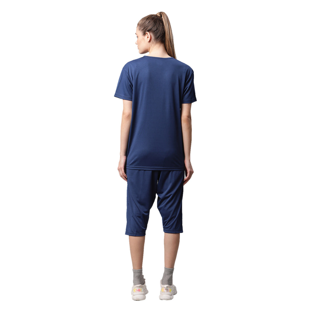 Vimal Jonney Dryfit Solid Blue Tracksuit for Women