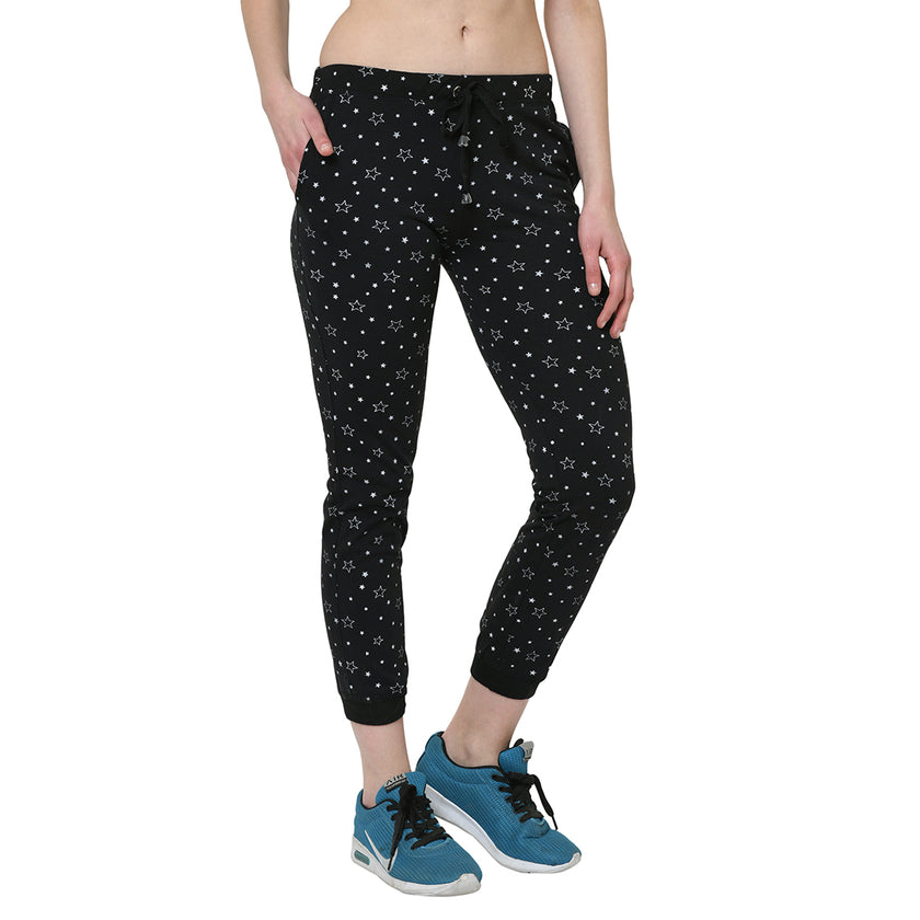 Vimal Jonney Black Trackpant For Women's