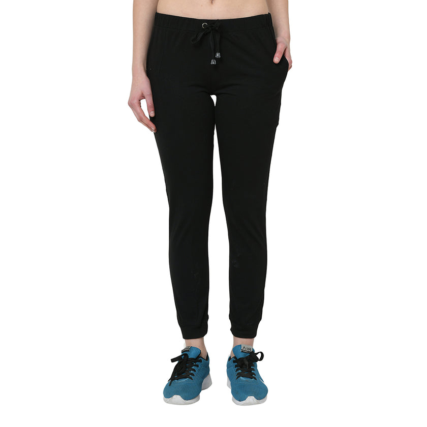 Vimal Jonney Black Trackpant For Women's