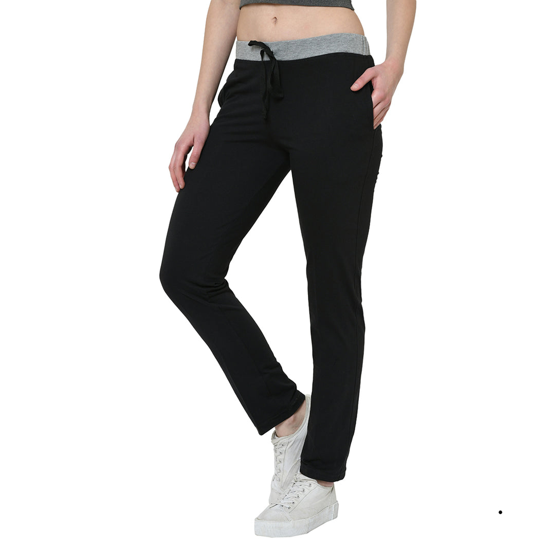 Vimal Jonney Black Trackpant For Women's