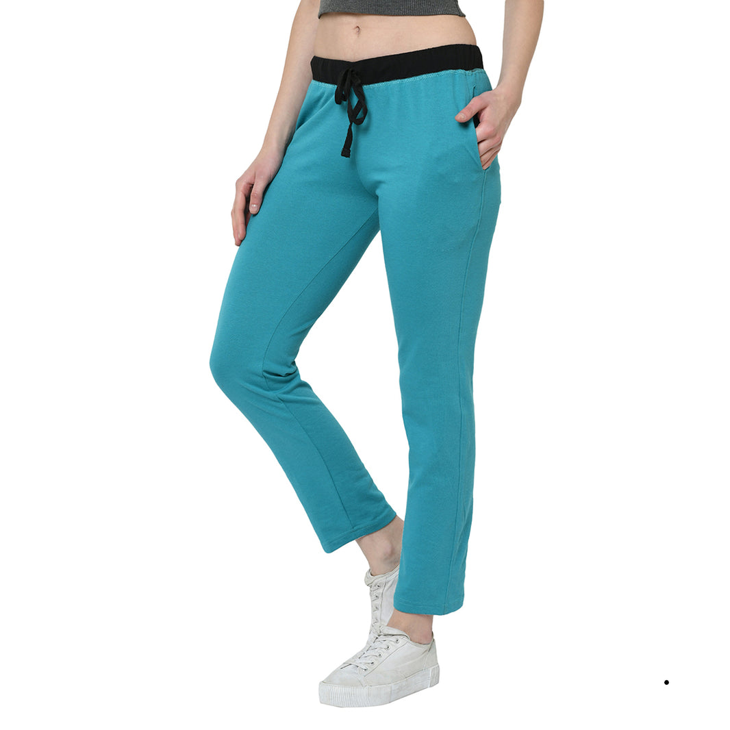 Vimal Jonney Light Blue Trackpant For Women's