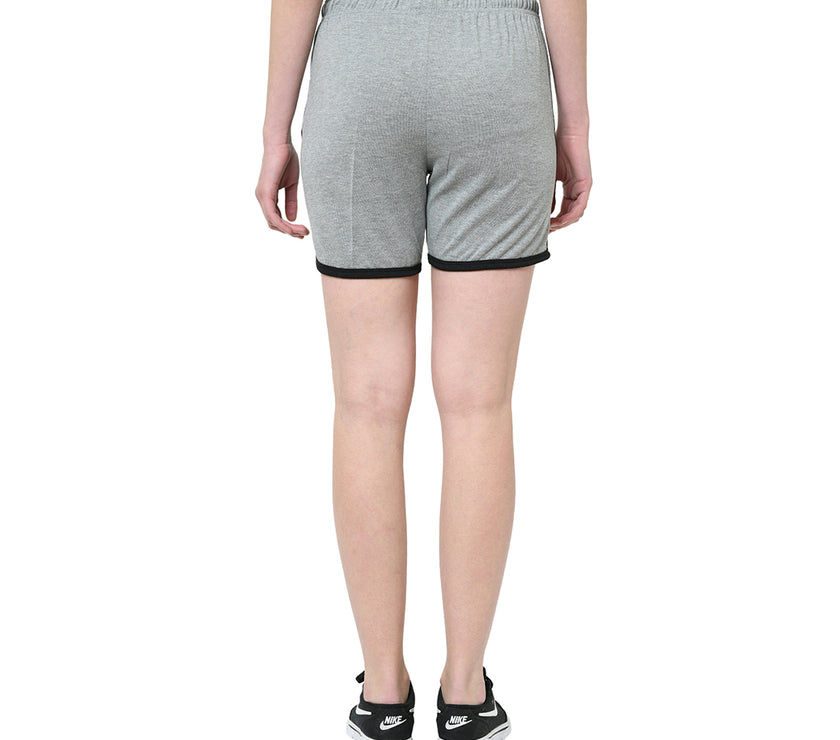 Vimal Jonney Silver Color Shorts For Women