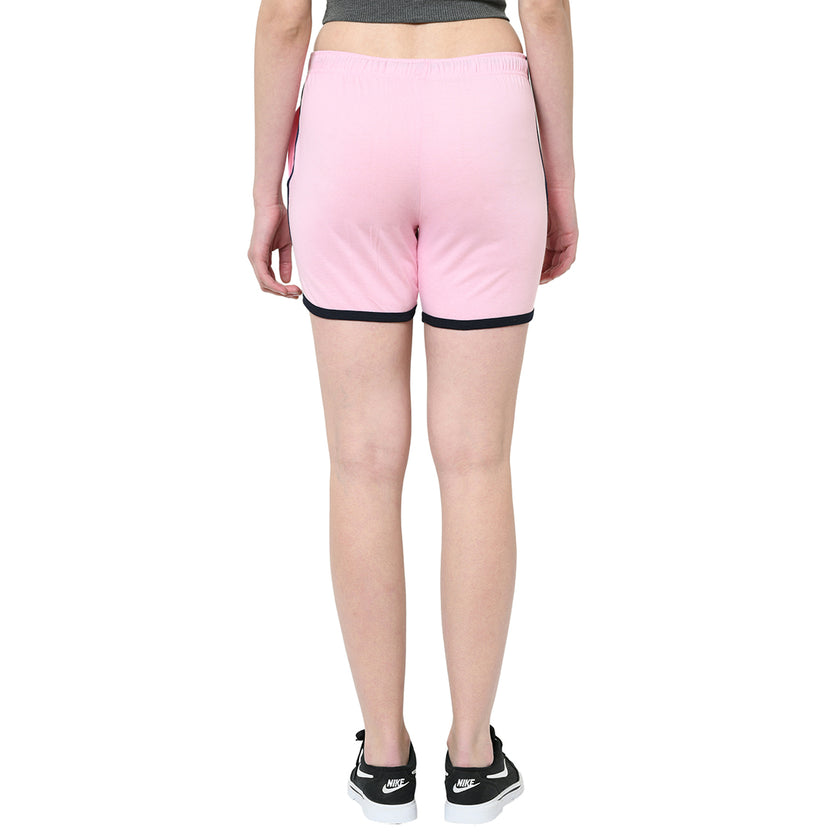 Vimal Jonney Pink Color Shorts For Women