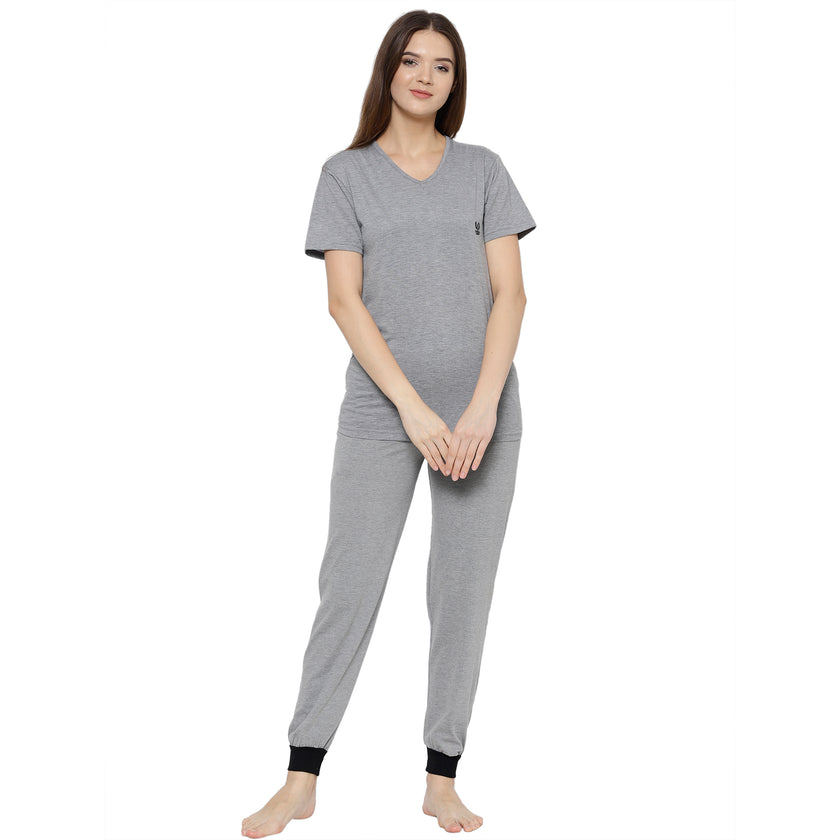 Vimal Jonney Grey Women's Night Suit