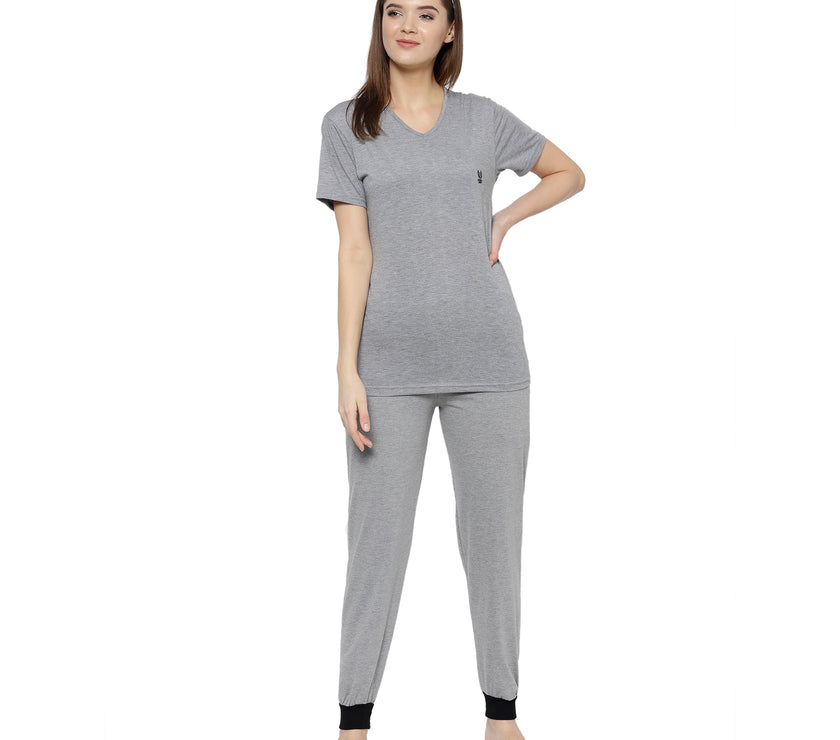 Vimal Jonney Grey Women's Night Suit