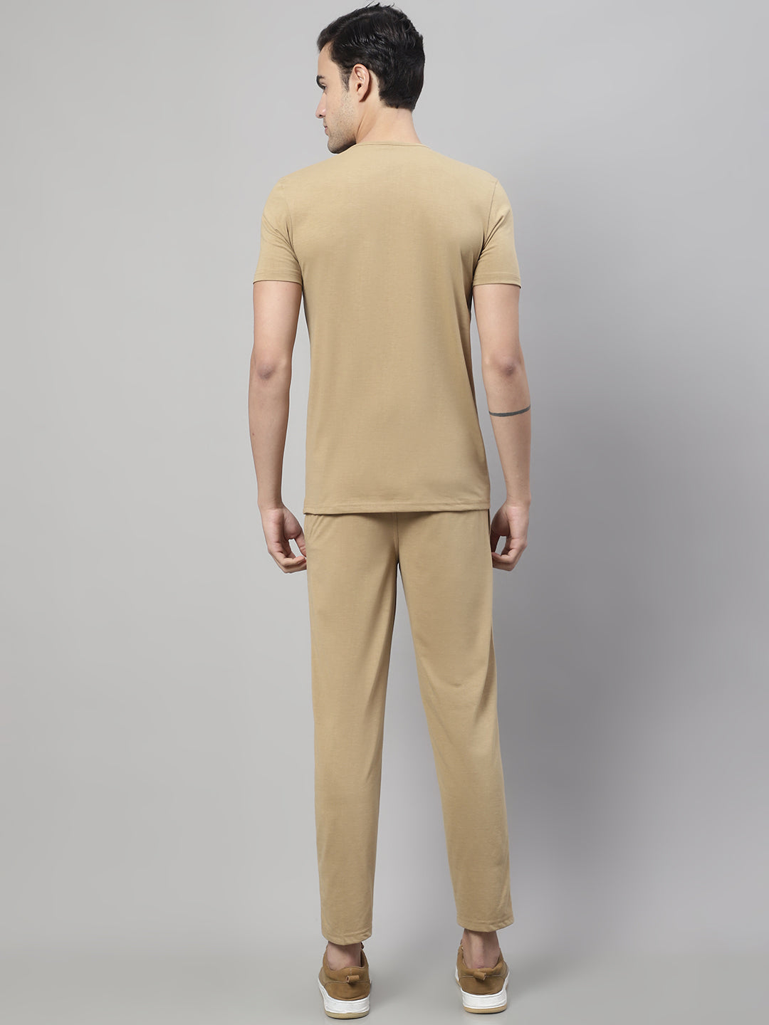 Buy Mens Slim Fit Solid Linen skin Color Trouser Online  699 from  ShopClues