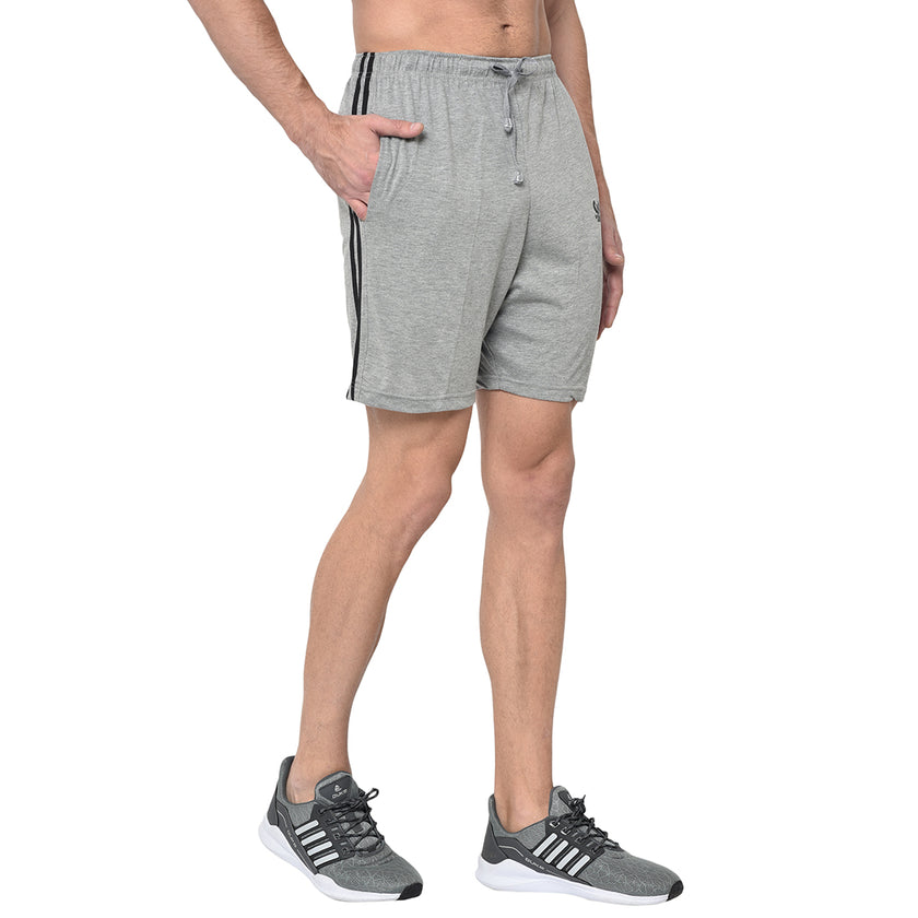 Vimal Jonney Silver Shorts For Men's